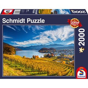 Schmidt Spiele (58953) - "Vineyards" - 2000 pieces puzzle