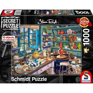 Schmidt Spiele (59656) - Steve Read: "Artist Studio" - 1000 pieces puzzle