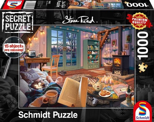 Schmidt Spiele (59655) - Steve Read: "At the holiday home" - 1000 pieces puzzle