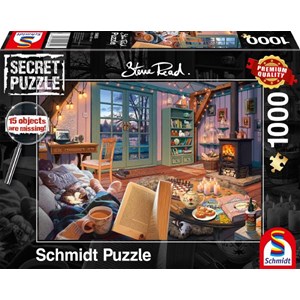 Schmidt Spiele (59655) - Steve Read: "At the holiday home" - 1000 pieces puzzle