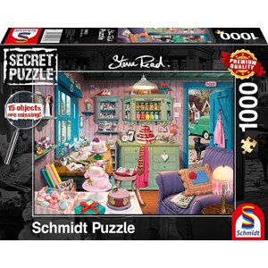Schmidt Spiele (59653) - Steve Read: "Grandmother´s room" - 1000 pieces puzzle