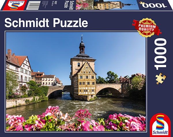 Schmidt Spiele (58397) - "Bamberg Regnitz" - 1000 pieces puzzle