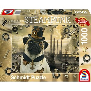 Schmidt Spiele (59645) - Markus Binz: "Steampunk Dog" - 1000 pieces puzzle