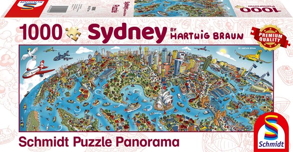 Schmidt Spiele (59595) - Hartwig Braun: "Sidney Cityscape" - 1000 pieces puzzle