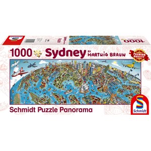 Schmidt Spiele (59595) - Hartwig Braun: "Sidney Cityscape" - 1000 pieces puzzle