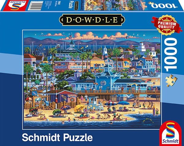 Schmidt Spiele (59642) - Eric Dowdle: "Newport Beach" - 1000 pieces puzzle