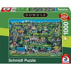 Schmidt Spiele (59640) - Eric Dowdle: "Midway" - 1000 pieces puzzle
