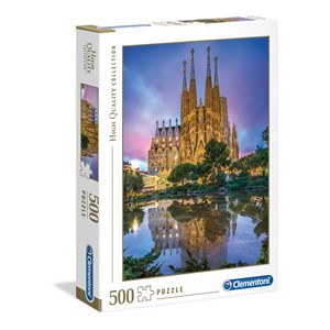 Clementoni (35062) - "La Sagrada Familia, Barcelona, Spain" - 500 pieces puzzle