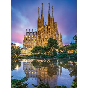 Clementoni (35062) - "La Sagrada Familia, Barcelona, Spain" - 500 pieces puzzle