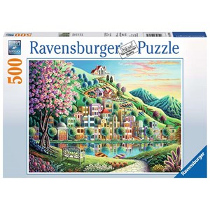 Ravensburger (14798) - "Blossom Park" - 500 pieces puzzle