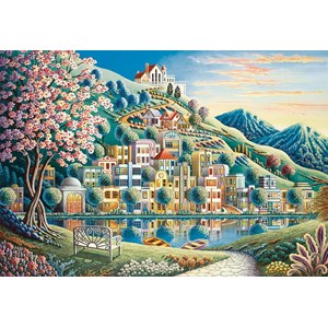 Ravensburger (14798) - "Blossom Park" - 500 pieces puzzle