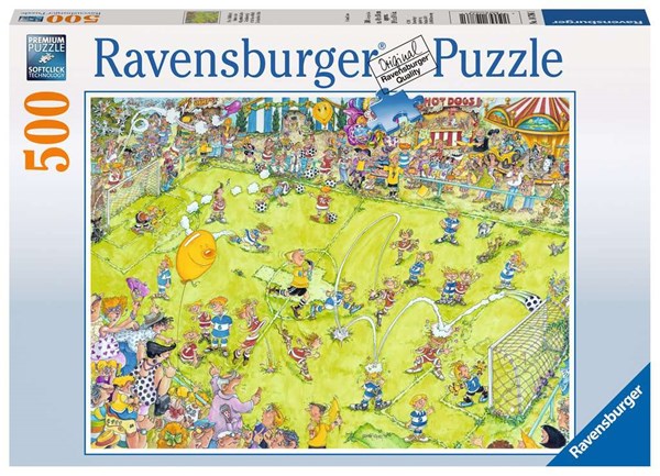 Ravensburger (14786) - "At the Soccer Match" - 500 pieces puzzle
