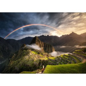 Ravensburger (15158) - "Rainbow over Machu Picchu, Peru" - 1000 pieces puzzle