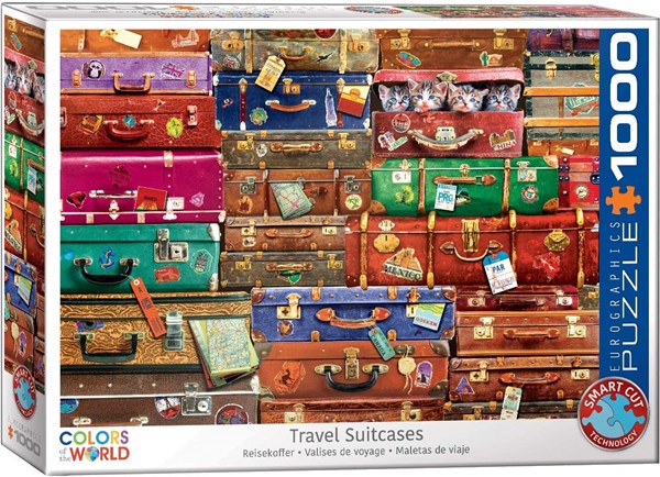Eurographics (6000-5468) - "Travel Suitcases" - 1000 pieces puzzle