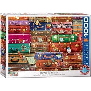 Eurographics (6000-5468) - "Travel Suitcases" - 1000 pieces puzzle