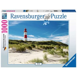 Ravensburger (13967) - "Lighthouse In Sylt" - 1000 pieces puzzle