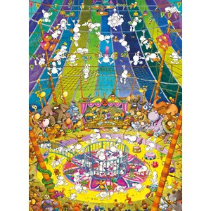 Clementoni (39536) - Guillermo Mordillo: "The Show" - 1000 pieces puzzle
