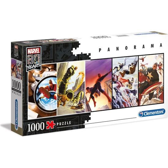 Clementoni (39546) - "Marvel 80th Anniversary" - 1000 pieces puzzle