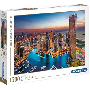 Clementoni (31814) - "Dubai Marina" - 1500 pieces puzzle