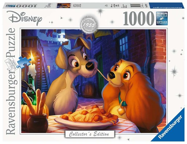 Ravensburger (13972) - "Lady & The Tramp" - 1000 pieces puzzle