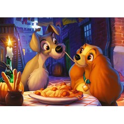Ravensburger (13972) - "Lady & The Tramp" - 1000 pieces puzzle