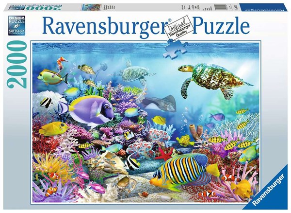 Ravensburger (16704) - "Coral Reef Majesty" - 2000 pieces puzzle
