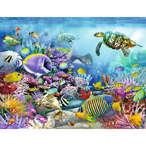 Ravensburger (16704) - "Coral Reef Majesty" - 2000 pieces puzzle