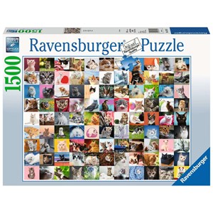 Ravensburger (16235) - "99 Cats" - 1500 pieces puzzle