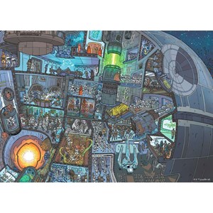 Ravensburger (13976) - "Where's Wookie?" - 1000 pieces puzzle