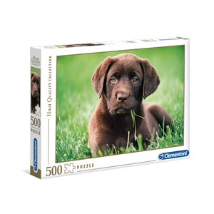 Clementoni (35072) - "Chocolate Puppy" - 500 pieces puzzle