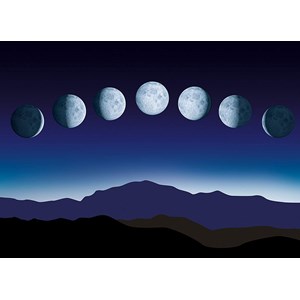 Clementoni (59090) - "Moon Phase" - 1000 pieces puzzle
