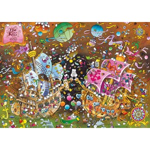 Clementoni (36527) - Guillermo Mordillo: "The Kiss" - 6000 pieces puzzle