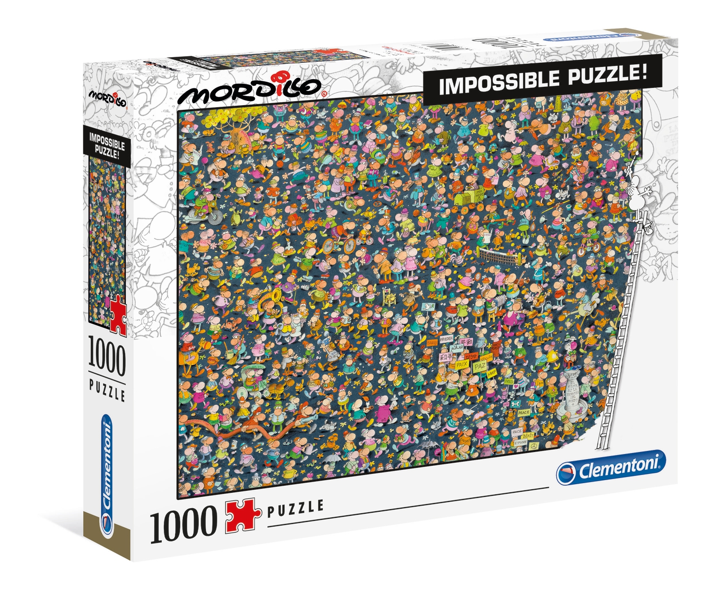 New Clementoni Impossible Emoji 1000 Piece Jigsaw Puzzle 