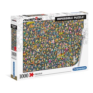 Clementoni (39550) - Guillermo Mordillo: "Mordillo Impossible" - 1000 pieces puzzle