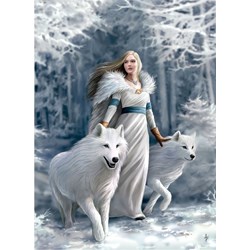 Clementoni (39477) - Anne Stokes: "Winter Guardians" - 1000 pieces puzzle