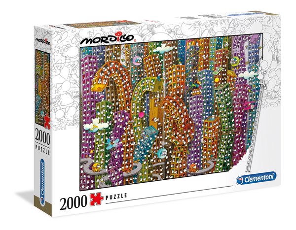 Clementoni (32565) - Guillermo Mordillo: "The Jungle" - 2000 pieces puzzle