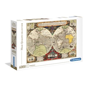 Clementoni (36526) - "Antique Nautical Map" - 6000 pieces puzzle