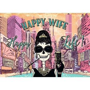 Ravensburger (19831) - "Happy Wife, Happy Life" - 1000 pieces puzzle