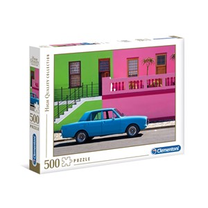 Clementoni (35076) - "The Blue Car" - 500 pieces puzzle