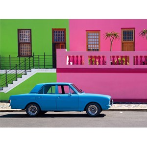 Clementoni (35076) - "The Blue Car" - 500 pieces puzzle