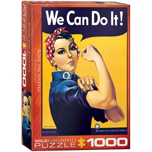 Eurographics (6000-1292) - "Rosie the Riveter" - 1000 pieces puzzle