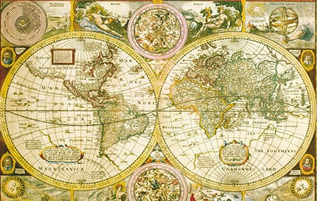 Clementoni (97117) - "Old Map" - 2000 pieces puzzle