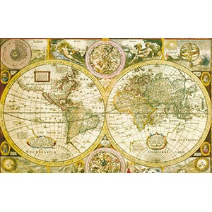 Clementoni (97117) - "Old Map" - 2000 pieces puzzle