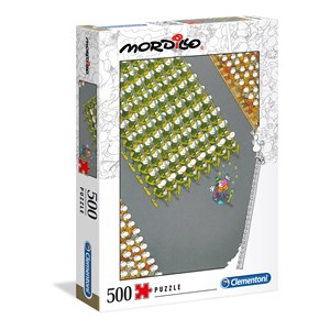 Clementoni (35078) - Guillermo Mordillo: "The March" - 500 pieces puzzle