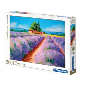 Clementoni (35073) - "Lavender Scent" - 500 pieces puzzle