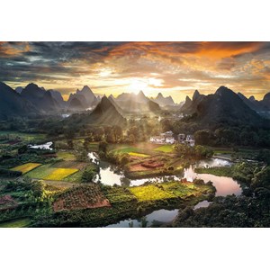 Clementoni (32564) - "View of China" - 2000 pieces puzzle