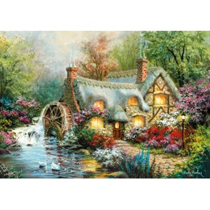 Clementoni (31812) - "Country Retreat" - 1500 pieces puzzle