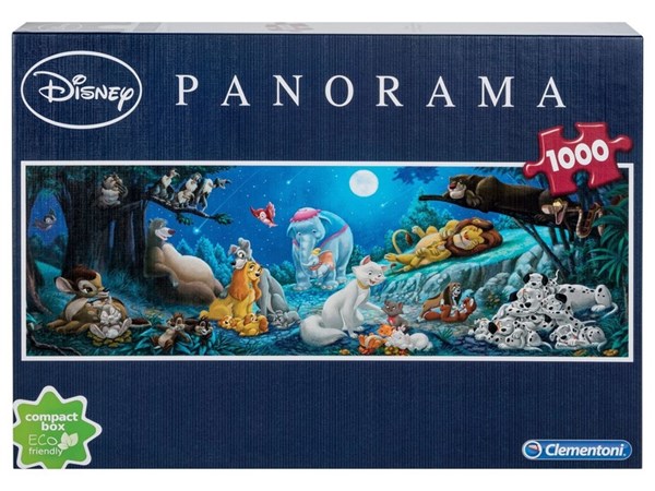 Kan weerstaan Charmant Woordenlijst Clementoni (97078) - "Disney Panorama" - 1000 pieces puzzle