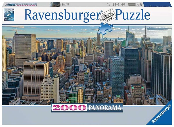 Ravensburger (16708) - "View Over New York" - 2000 pieces puzzle