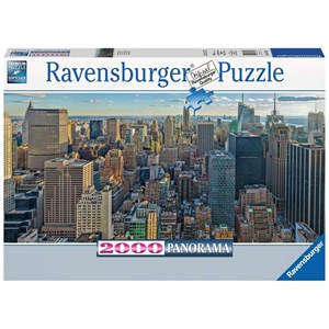 Ravensburger (16708) - "View Over New York" - 2000 pieces puzzle